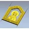 Saint Anastasia Icon STL Relief for CNC Milling