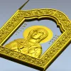 Saint Anastasia Icon STL Relief for CNC Milling