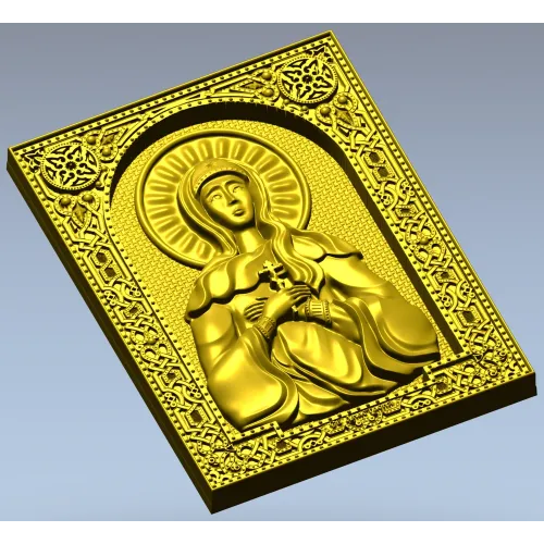 Икона Святой Анастасии - 3D модель STL для ЧПУ