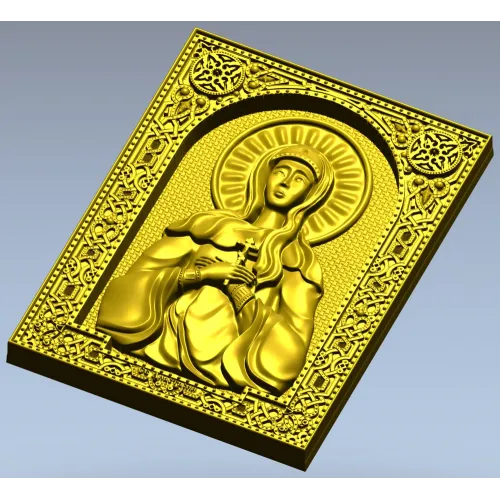 Икона Святой Анастасии - 3D модель STL для ЧПУ