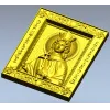 Резная икона "Святая Анастасия" - 3D модель в формате STL для ЧПУ