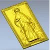 Икона Святой Анастасии - 3D модель STL для ЧПУ