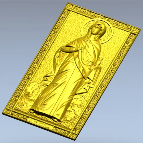 Икона Святой Анастасии - 3D модель STL для ЧПУ