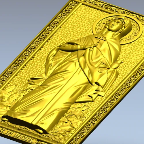 Икона Святой Анастасии - 3D модель STL для ЧПУ