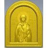 Икона Святая Валентина - 3D модель STL для ЧПУ