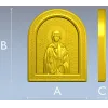 Икона Святая Валентина - 3D модель STL для ЧПУ