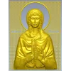 Saint Barbara - high-relief STL icon for CNC milling