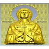 Saint Barbara - high-relief STL icon for CNC milling