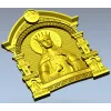 Saint Catherine Icon 3D STL for CNC