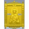 Saint Galina icon STL for CNC - high-relief religious panel