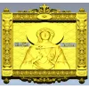 Saint Galina icon STL for CNC - high-relief religious panel