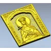 Икона-рельеф Святой Елены - 3D модель в формате STL для ЧПУ