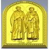 3D модель STL - икона Святые Иона и Васса для ЧПУ