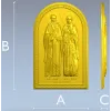 3D модель STL - икона Святые Иона и Васса для ЧПУ