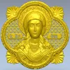 Святая Ирина - рельефная 3D модель в формате STL для ЧПУ