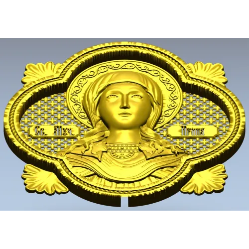 Святая Ирина - рельефная 3D модель в формате STL для ЧПУ