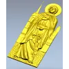 Икона Блаженная Ксения Петербургская - 3D STL рельеф для ЧПУ
