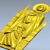 Икона Блаженная Ксения Петербургская - 3D STL рельеф для ЧПУ