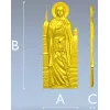 Икона Блаженная Ксения Петербургская - 3D STL рельеф для ЧПУ