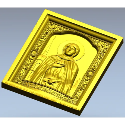 Икона Святая Ксения Петербургская - STL для ЧПУ
