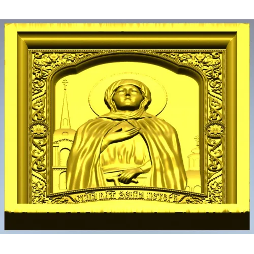 Икона Святая Ксения Петербургская - STL для ЧПУ