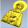 Святая Ксения - STL барельеф для ЧПУ