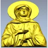 Святая Ксения - STL барельеф для ЧПУ