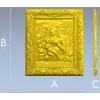 Holy Madonna - detailed STL 3D model for CNC relief carving