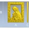Madonna in Prayer - STL 3D model for CNC milling