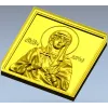 Saint Marina - high-relief icon STL for CNC
