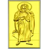 Saint Mary (Immaculate Heart) STL bas-relief for CNC