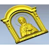 Икона Блаженная Матрона Московская - 3D STL модель для ЧПУ
