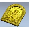 Икона Матроны Московской - рельефная 3D модель в формате STL для ЧПУ