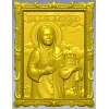 Saint Matrona Icon STL for CNC milling