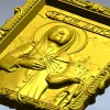 Saint Matrona Icon STL for CNC milling
