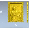 Saint Matrona Icon STL for CNC milling