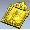 Икона Святой Матроны - 3D модель STL для ЧПУ