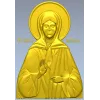 Святая Матрона - 3D модель STL для ЧПУ (барельеф)