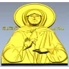 Святая Матрона - 3D модель STL для ЧПУ (барельеф)