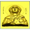 Святая Миропия - барельеф в формате STL для ЧПУ