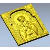 Saint Nadezhda icon STL relief for CNC