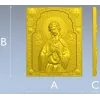 Saint Nadezhda icon STL relief for CNC