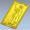Икона "Святая Наталья" - 3D панно STL для ЧПУ