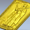 Икона "Святая Наталья" - 3D панно STL для ЧПУ