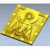 Saint Natalia Icon Relief STL - 3D model for CNC carving