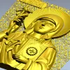 3D модель STL - Икона Святой Нины для ЧПУ