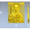 3D модель STL - Икона Святой Нины для ЧПУ