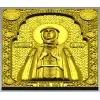 Saint Olga icon panel - 3D STL model for CNC milling