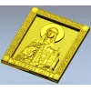 Святая Ольга - 3D модель иконы в формате STL
