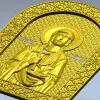 Saint Petka - icon relief STL for CNC